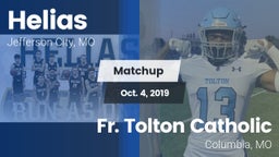 Matchup: Helias  vs. Fr. Tolton Catholic  2019