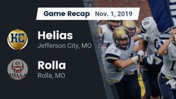 Recap: Helias  vs. Rolla  2019