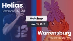 Matchup: Helias  vs. Warrensburg  2020