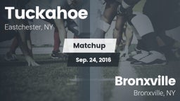 Matchup: Tuckahoe  vs. Bronxville  2016