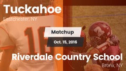 Matchup: Tuckahoe  vs. Riverdale Country School 2016
