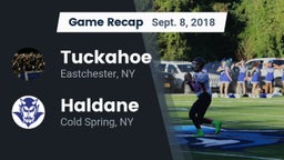 Recap: Tuckahoe  vs. Haldane  2018