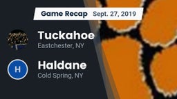 Recap: Tuckahoe  vs. Haldane  2019