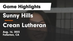 Sunny Hills  vs Crean Lutheran  Game Highlights - Aug. 16, 2023