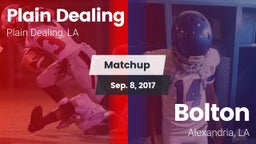 Matchup: Plain Dealing High vs. Bolton  2017