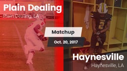 Matchup: Plain Dealing High vs. Haynesville  2017
