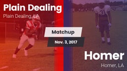 Matchup: Plain Dealing High vs. Homer  2017