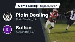 Recap: Plain Dealing  vs. Bolton  2017