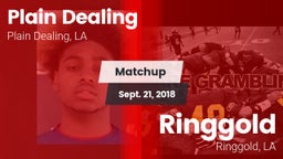 Matchup: Plain Dealing High vs. Ringgold  2018