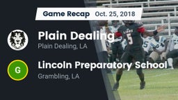 Recap: Plain Dealing  vs. Lincoln Preparatory School 2018