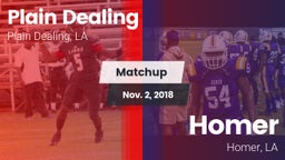 Matchup: Plain Dealing High vs. Homer  2018