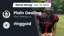 Recap: Plain Dealing  vs. ringgold 2019