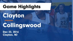 Clayton  vs Collingswood  Game Highlights - Dec 22, 2016