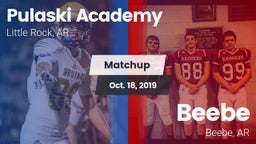 Matchup: Pulaski Academy vs. Beebe  2019