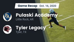Recap: Pulaski Academy vs. Tyler Legacy  2020