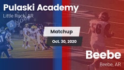 Matchup: Pulaski Academy vs. Beebe  2020