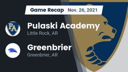 Recap: Pulaski Academy vs. Greenbrier  2021