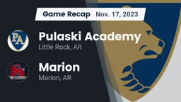 Recap: Pulaski Academy vs. Marion  2023