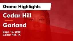 Cedar Hill  vs Garland  Game Highlights - Sept. 15, 2020