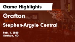 Grafton  vs Stephen-Argyle Central  Game Highlights - Feb. 1, 2020