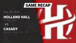 Recap: Holland Hall  vs. Casady  2016