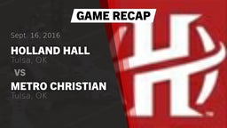 Recap: Holland Hall  vs. Metro Christian  2016
