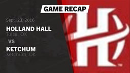 Recap: Holland Hall  vs. Ketchum  2016