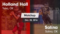 Matchup: Holland Hall High vs. Salina  2016