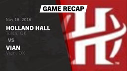 Recap: Holland Hall  vs. Vian  2016