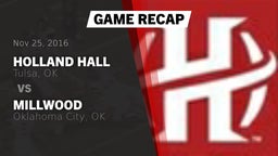 Recap: Holland Hall  vs. Millwood  2016