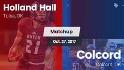 Matchup: Holland Hall High vs. Colcord  2017