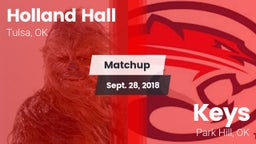 Matchup: Holland Hall High vs. Keys  2018