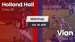 Matchup: Holland Hall High vs. Vian  2018