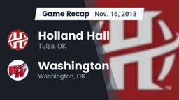 Recap: Holland Hall  vs. Washington  2018