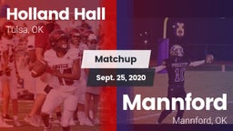 Matchup: Holland Hall High vs. Mannford  2020