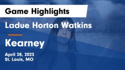 Ladue Horton Watkins  vs Kearney  Game Highlights - April 28, 2023