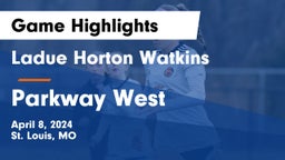 Ladue Horton Watkins  vs Parkway West  Game Highlights - April 8, 2024
