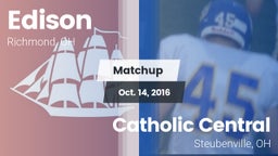 Matchup: Edison  vs. Catholic Central  2016