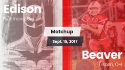 Matchup: Edison  vs. Beaver  2017