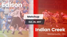 Matchup: Edison  vs. Indian Creek  2017