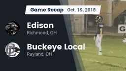 Recap: Edison  vs. Buckeye Local  2018