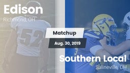 Matchup: Edison  vs. Southern Local  2019