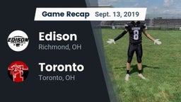 Recap: Edison  vs. Toronto 2019