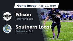 Recap: Edison  vs. Southern Local  2019