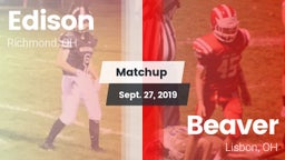 Matchup: Edison  vs. Beaver  2019