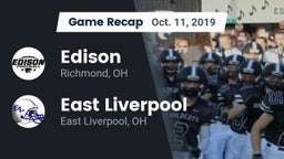Recap: Edison  vs. East Liverpool  2019