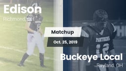 Matchup: Edison  vs. Buckeye Local  2019
