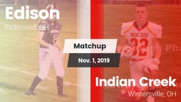 Matchup: Edison  vs. Indian Creek  2019