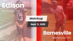 Matchup: Edison  vs. Barnesville  2020