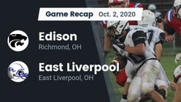 Recap: Edison  vs. East Liverpool  2020